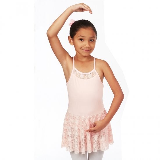 DASHA 4201 CHILD LACY LEOTARD W/SKIRT Contra Costa Dancewear 675